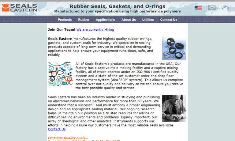 O-Rings - Web Seal Inc. Rochester NY